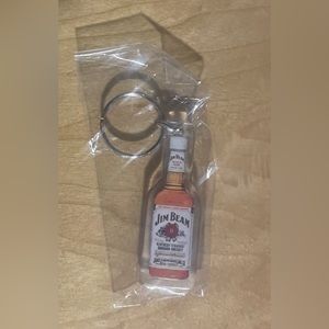 Jim Beam RARE Encased Bourbon Whiskey Bottle KeyChain SEALED IN PACKAGE